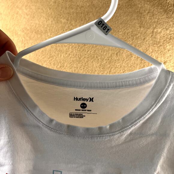 Hurley, Men's Crossover Graphic Tee, Color: White, Size: Medium - Picture 8 of 9